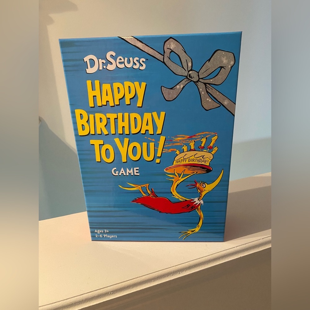 Funko Dr. Seuss Happy Birthday Game - Blue and Yellow NWT